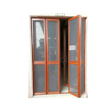 Good price luxury design aluminum folding door with wire mesh